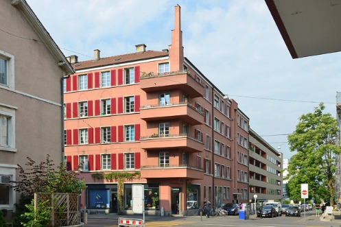 Wohnblock Ecke Klybeckstrasse/Bläsiring, Basel, 1927–1929.